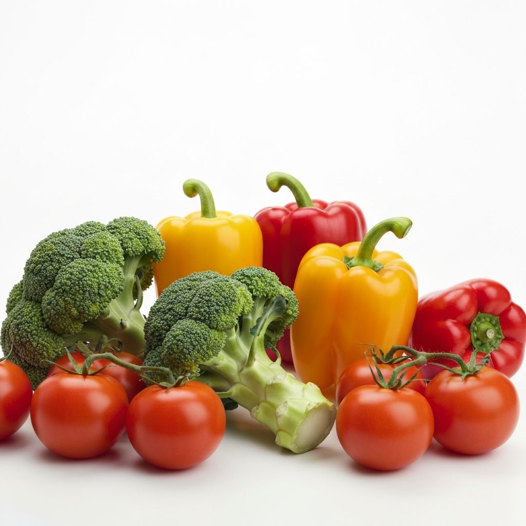 Frisches Gemüse Arrangement