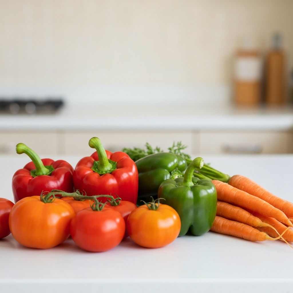 Frische Zutaten für ausgewogene Ernährung